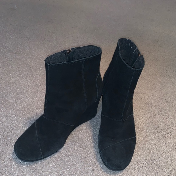 TOMS Women’s Wedge Booties - Picture 3 of 10
